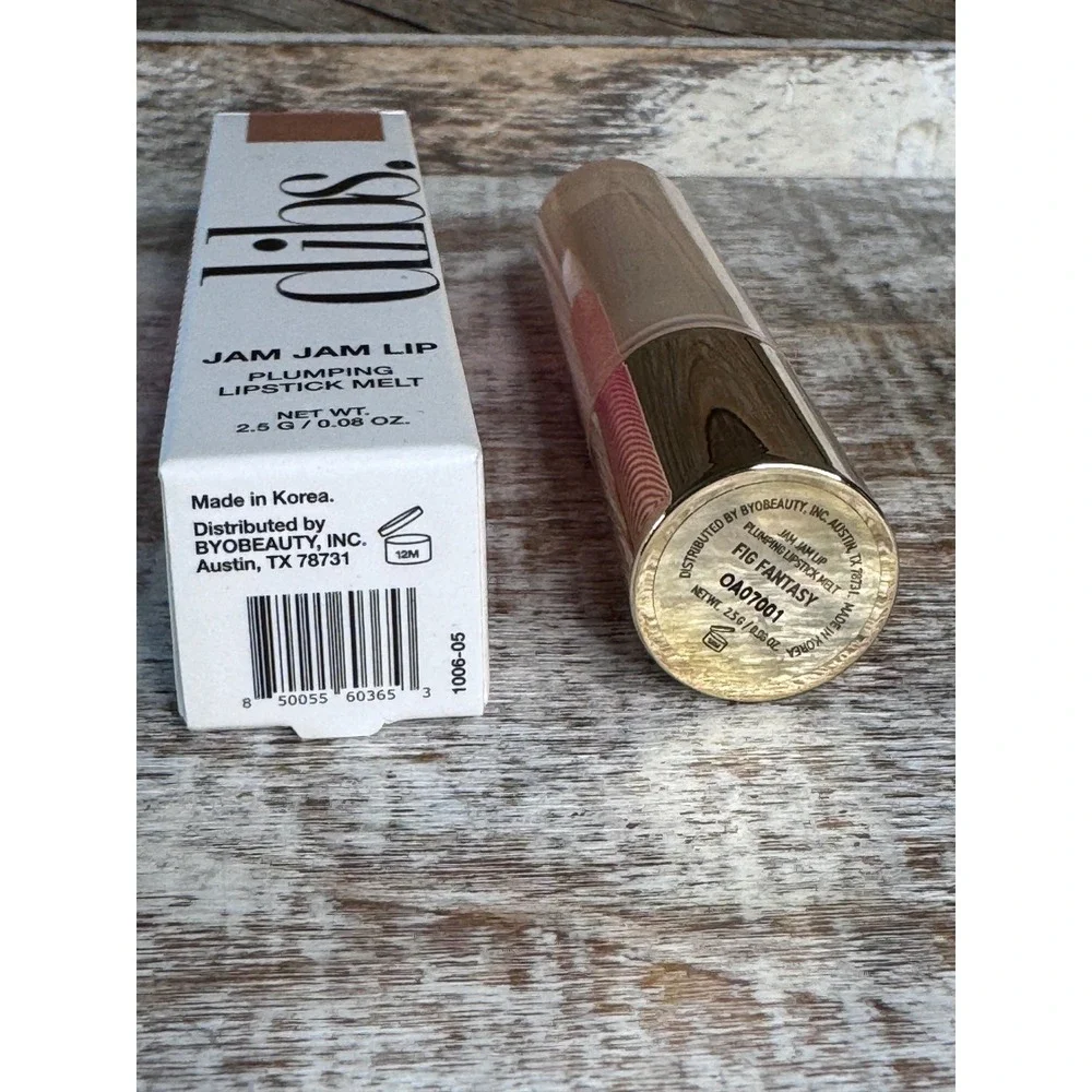 DIBS Beauty Jam Jam Lip Plumping Lipstick Melt Fig Fantasy NIB MSRP $24